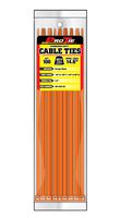Pro Tie OR14SD100 14.6-Inch Orange Standard Duty Color Cable Tie, Orange Nylon, 100-Pack