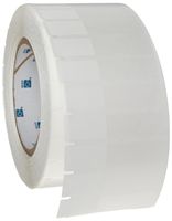 Brady THT-153-461-3 2.625" Width x 0.6" Height, B-461 Self-Laminating Polyester, Matte Finish White/Translucent Thermal Transfer Printable Label (3000 per Roll)