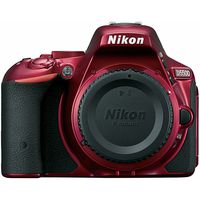 Nikon D5500 Wi-Fi Digital SLR Camera Body (Red) - (Renewed)
