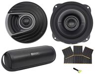 (2) Polk Audio MM522 5.25 600w Car Audio/Marine Speakers+Rockmat+Free Speaker