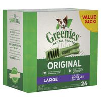 GREENIES Original Large Dog Natural Dental Treats - 36 Ounces 24 Treats