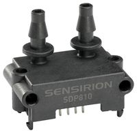 Pressure Sensor, CMOSensÂ, 125 Pa, Digital, Differential, 5.5 VDC, Tube, 3.8 mA