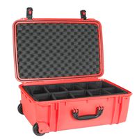 Seahorse 920D Protective Hard Case with Adjustable Divider Tray (Neon Orange)