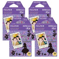 Fujifilm Instax Alice in Wonderland Film Pack Instant Print Mini Cameras 4 Pack