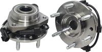 Detroit Axle 513188 Front Wheel Bearing & Hub Assembly, Driver & Passenger (2-PC Set) for Isuzu Ascender Oldsmobile Bravada GMC Envoy Buick Rainier Chevy Trailblazer w/ABS