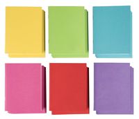 Blank Book - 24-Pack Colorful Notebooks, Unlined Plain Travel Journals for Students, Kids Diaries, Creative Writing Projects, 6 Assorted Colors, 4.25 x 5.5 Inches, 24 Sheets