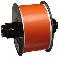 Brady B30C-2250-569-OR 100' Length x 2.25" Width, B-569 Hi-Performance Polyester, Orange BBP31 Low-Halide Tape