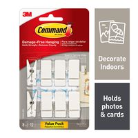 Command Spring Clips, Indoor Use (17089Q-8ES)