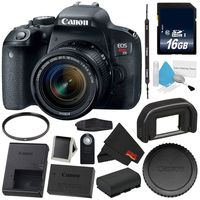 Canon EOS Rebel T7i DSLR Camera 18-55mm Lens 1894C002 Starter Bundle