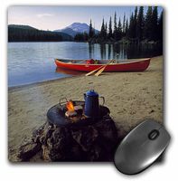 3dRose LLC 8 x 8 x 0.25 Inches Oregon, Sparks Lake, Camping Near Bend RIC Ergenbright, Mouse Pad (Mp_94002_1)