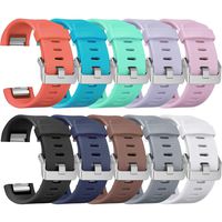 SKYLET for Fitbit Charge 2 Bands, Silicone Replacement Bands for Fitbit Charge 2 Bracelet with Secure Watch Clasp (No Tracker)[Small, 10 Pack]