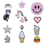 12 Embroidered VSCO Girl Stickers for Water Bottles, Computer Laptop Stickers for Teens, Trendy Phone Stickers Decals for Cases, Girls Tumblr Stickers Pack, Cute Stickers for Back to School Supplies