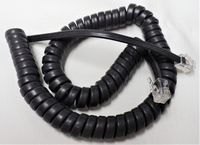 10 Pack of Gray 9' Ft Handset Cords for Cisco IP Phone 7800 7900 8800 SPA Series 7940 7941 7942 7945 7960 7961 7962 8811 8841 8851 SPA303 SPA508G SPA525G2 Coil Curly Charcoal Lot by DIY-BizPhones