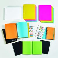 Astrobrights Back to School Note-Taking Supply Kit K-8, Assortment of Filler Paper, 3-Subject Notebooks, Journals, Cardstock and Color Paper, 10 Products Per Box (91616)