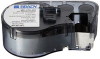 Brady MC-375-461 Polyester B-461 Black on White Label Maker Cartridge, 25' Width x 3/8" Height, For BMP51/BMP53 Printers