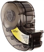 Brady X-132-422 IDXPERT 1.5" Height, 1.25" Width, B-422 Permanent Polyester Black On White Color Label (250 Per Cartridge)