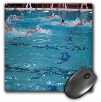 3dRose Boys Water Polo Team Swimming to Get The Ball Into The Net at a Swimming Pool in Cedar City Utah Mouse Pad (mp_50522_1)