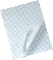 M.E.H. 50 Sheets of Quadrille Ruled 1/4-inch Square Grid Graph Paper