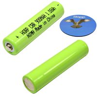 HQRP 2-Pack Phone Rechargeable Batteries for Panasonic KX-TG1031S / KX-TG1032 / KX-TG1032B / KX-TG1032BP / KX-TG1032S / KX-TG1033 / KX-TG1033S / KX-TG1034 / KX-TG1034B / KX-TG1034S + HQRP Coaster