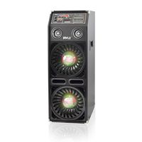 PYLE-PRO AZPSUFM1068BT Disco Jam 2 Bluetooth Active Powered PA Speaker System Flashing DJ Lights Dual 10" Woofers Dual 3" Tweeters USB/SD Memory Card Readers Aux (3.5mm) Input 1200 W Black