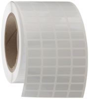 Brady THT-57-473-10 0.7" Width x 0.375" Height, B-473 Static Dissipative Polyester, Gloss Finish White Thermal Transfer Printable Label (10000 per Roll)