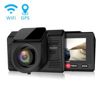 Campark Dash Cam with GPS Logger and Wifi Full HD 1080P Car/Vehicle Driving Video Camera,Wide Angle,2.45" LCD,Motion Detection,Parking Monitor