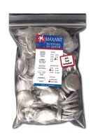 100 Buttons to Cover - Made in USA - Self Cover Buttons with Flat Backs - Size 60 with Tool
