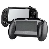 Insten New Trigger Grips Hand Grip Compatible With PS Vita PSVita Playstation Vita 1000 (PCH-1000), black