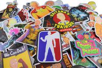 100 pcs One Punch ManWaterproof Stickers Bomb Superheroes for Laptop, Notebooks, Car, Bicycle, Skateboards, Luggage Decoration (One Punch)