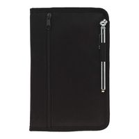 Samsill Glove Box Organizer with Tire Gauge, Flexible Soft Cover Zipper Car Organizer, Black