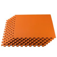 We Sell Mats Interlocking Anti-Fatigue EVA Foam Floor Mat, Orange