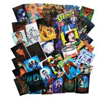 Movie Stickers Stranger Things Sticker(36pcs) Decal Set for Car Laptop Motorcycle Bicycle Luggage Graffiti Patches Skateboard No Duplicate Sticker Pack