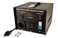 Simran AC-1000 Voltage Power Converter Step up Down Transformer 110 Volt 220 Volt, 1000 Watt, Black
