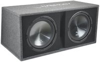 Harmony Audio HA-RD12 Car Rhythm Loaded Dual 12" Vented 1200W Sub Box Enclosure