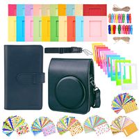 Sunmns Accessories Bundle Kit Set for Fujifilm Instax Mini 70 Instant Film Camera, Accessory Include Case, Album, Stickers, Photo Frames, Hanging Frame, Strap (Black)