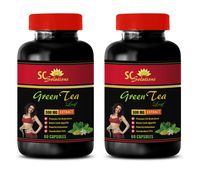 Energy Mood - Green Tea Leaf Extract - Natural ANTIOXIDANTS - Weight Loss Energy - Green Tea Pills - 2 Bottles (120 Capsules)