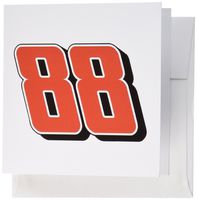 3dRose Dale Earnhardt JR 88 - Greeting Cards, 6 x 6 inches, set of 12 (gc_3336_2)