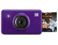 Kodak Mini Shot Wireless Instant Digital Camera & Social Media Portable Photo Printer, LCD Display, Premium Quality Full Color Prints, Compatible w/iOS & Android (Purple)