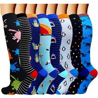 ACTINPUT Compression Socks (8 Pairs) for Women & Men 15-20mmHg - Best Medical,Running,Nursing,Hiking,Recovery & Flight Socks Large/X-Large