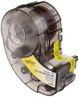 Brady XC-750-595-RD-WT IDXPERT & LABXPERT Labels  B-595 Indoor/Outdoor Vinyl Film White on Red, Printable Area: 19.000" W x 0.750" H 1 roll (30ft.)/Cartridge