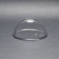 DURADOM Acrylic Dome With Flange Clear Plastic Hemisphere - Multi Use Bubble Pet Dog Fence Window Sphere CCTV Dome Acrylic Camera Perspex Display Transparent Cover Floating Fish Dome (2 inch / 50mm)