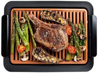 GOTHAM STEEL Smokeless Electric Grill, Portable and Nonstick As Seen On TV (Original)