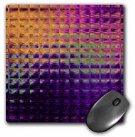 3dRose LLC 8 x 8 x 0.25 Inches Mouse Pad, Glass Tiles in Purple (mp_25979_1)