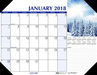 House of Doolittle Scenic Office Desk Pad Calendar (HOD1476-18)