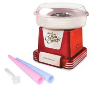 Nostalgia PCM805RETRORED Retro Hard & Sugar Free Cotton Candy Maker, Red