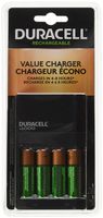 Duracell Fastest Value Charger with 4 AA Batteries 1 Kit (CEF14DX)
