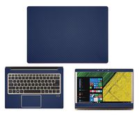 decalrus - Protective Decal for Acer Swift 1 SF113-31-P6XP(13.3" Screen) Laptop Blue Carbon Fiber Skin case Cover wrap CFSwift1_SF113-31Blue