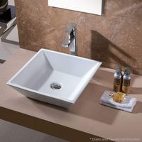 Luxier CS-006 Bathroom Porcelain Ceramic Vessel Vanity Sink Art Basin