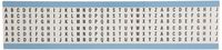 Brady WM-A-Z,A-J-PK Repositionable Vinyl Cloth (B-500), Black on White, Consecutive Letters Wire Marker Card (25 Cards)