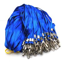 Warmter 50 Pack Lanyard Badge Lanyards for ID Name Tags and Badge Holders (Blue)